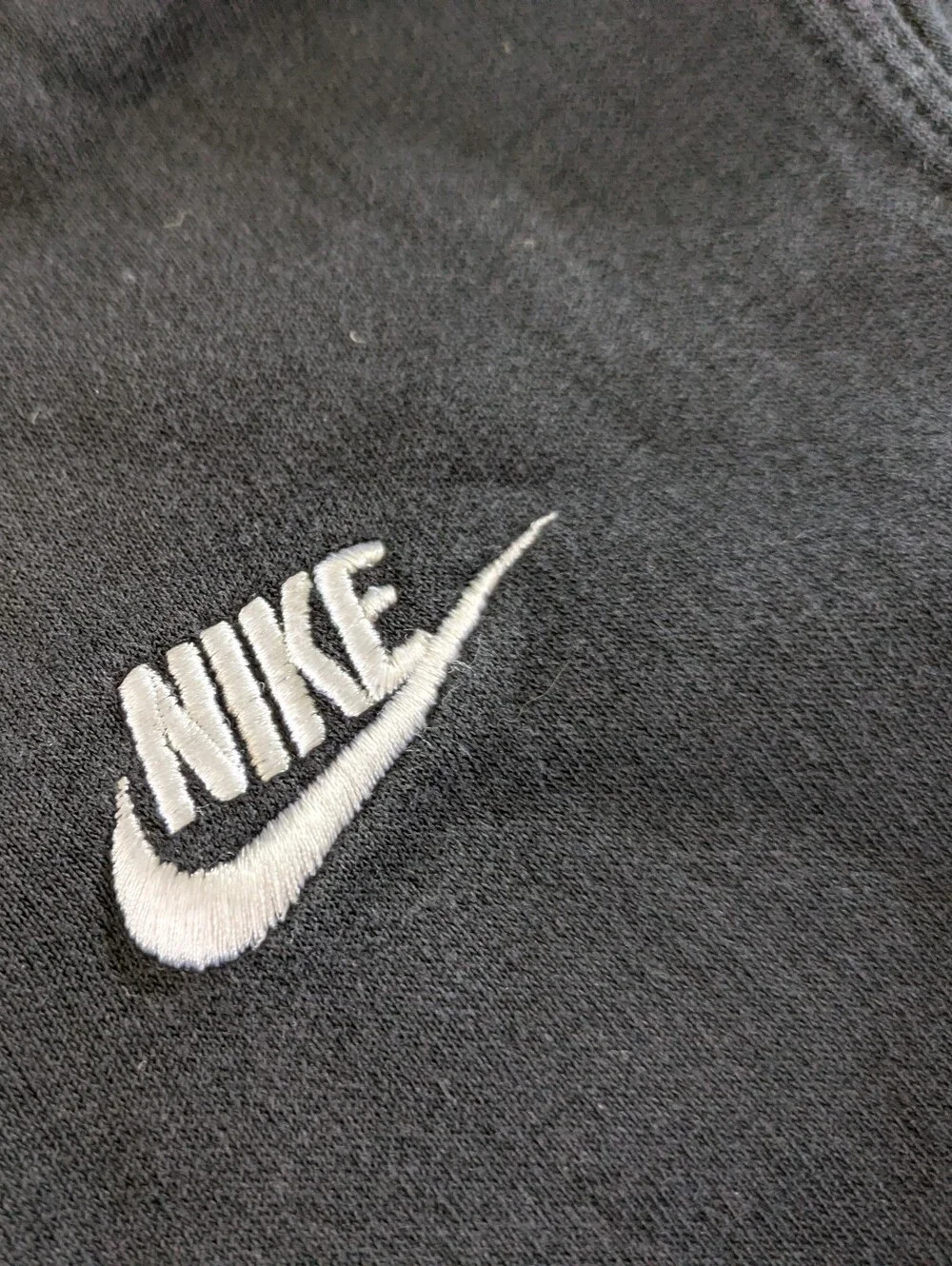 Nike Black Full Zip Long Sleeve Hooded Embroidered Jacket‎ Youth Small
